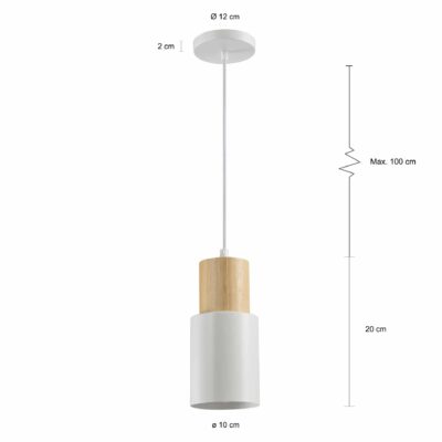 Grijze hangverlichting