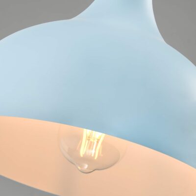 Retro verlichting blauwe kap