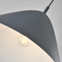 Retro design verlichting in de kleur grijs