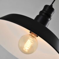 Zwarte cafe hanglamp