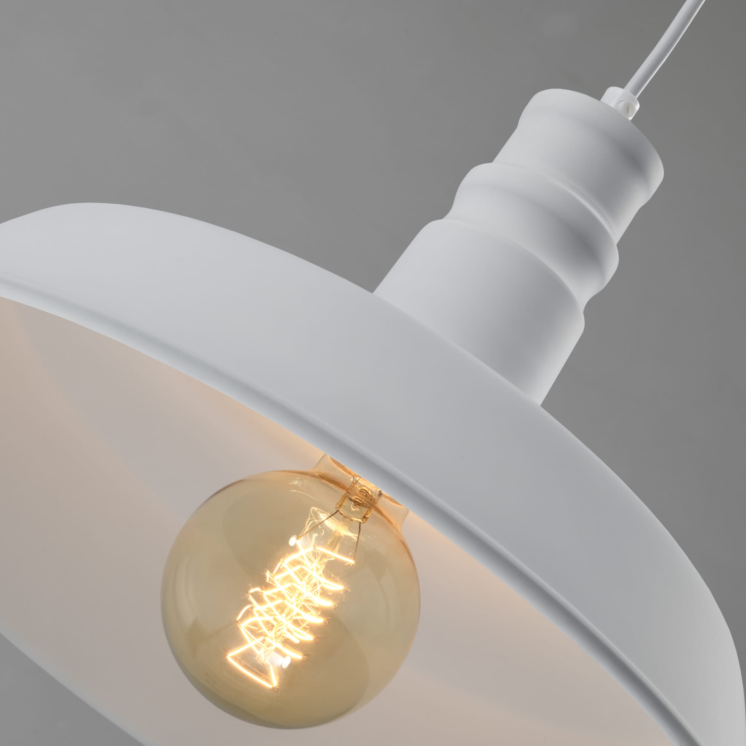 Witte café hanglamp