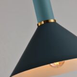 Retro Hanglampen met 2 kleuren blauw