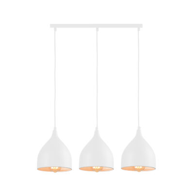 witte hanglamp met 3 lichtpunten