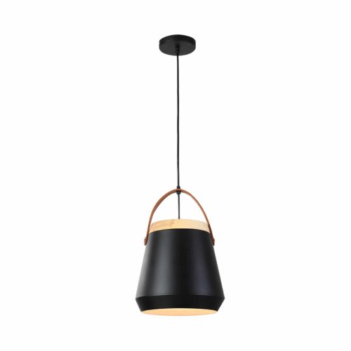 Hanglamp Metaal Leer