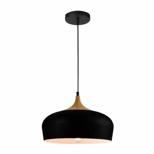 zwart rond lamp