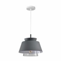 Moderne verlichting met dubbele kap