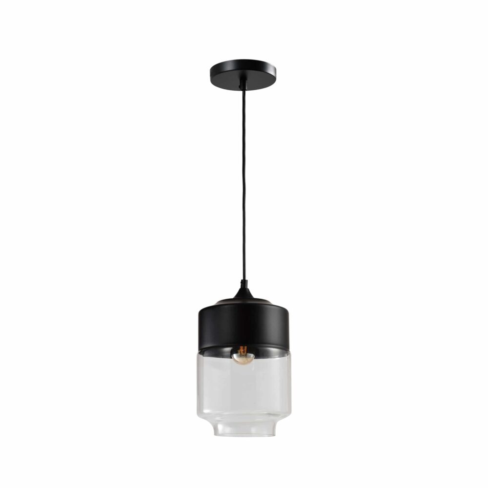 Verlichting staal met glas