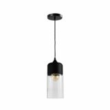 Hanglampen van metaal en glas
