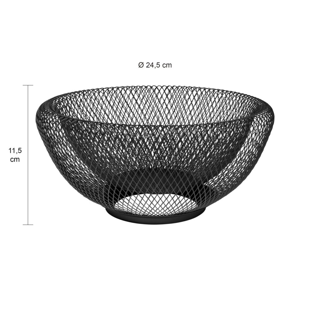 Afmetingen zwarte schaal