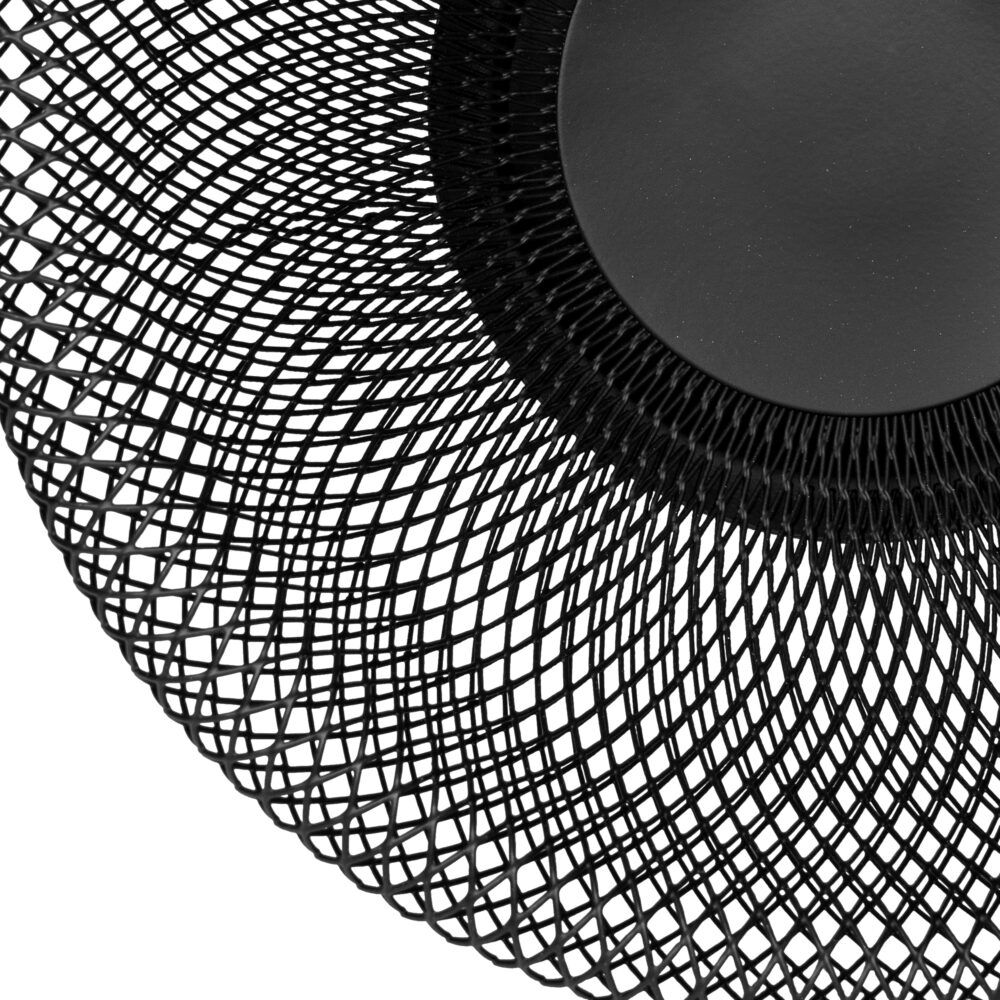 Zwart draadstalen mand voor fruit