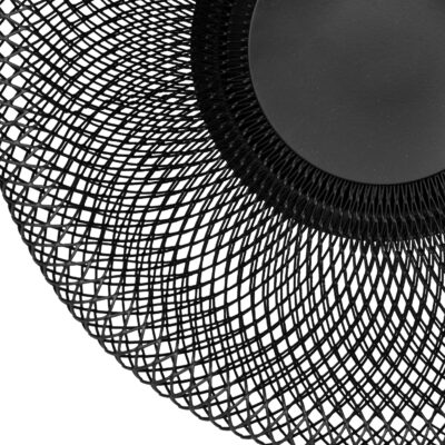 Zwart draadstalen mand voor fruit