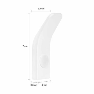 Klein wandhaakje voor handdoeken