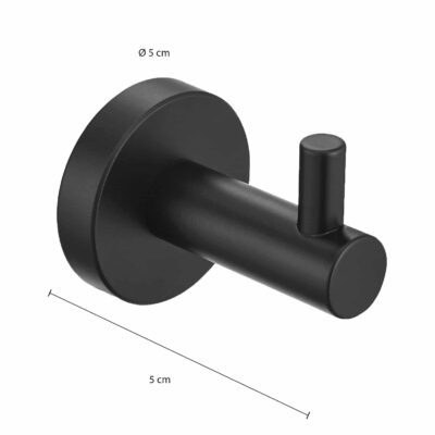 Klein zwart stalen haakje