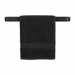 zwart handdoekrek met stang