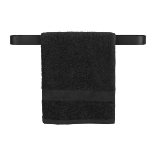 zwart handdoekrek met stang