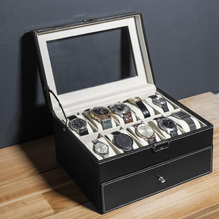 horlogebox voor 20 horloges
