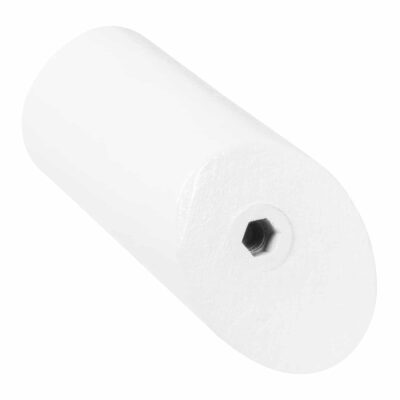 Witte kledinghaak voor aan de wand