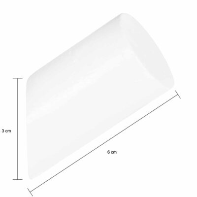 Afmetingen witte kledinghanger voor aan de muur