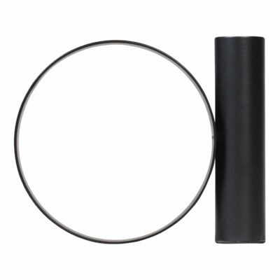 Zwart metalen kaarsenhouder