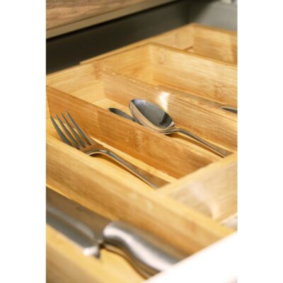 besteklade van hout die verstelbaar is