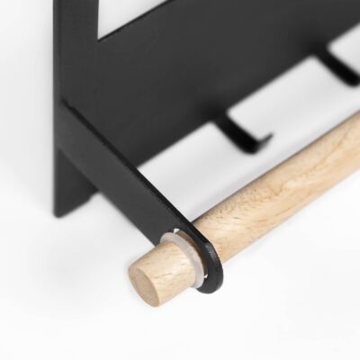 Wandrek met haken voor handdoeken