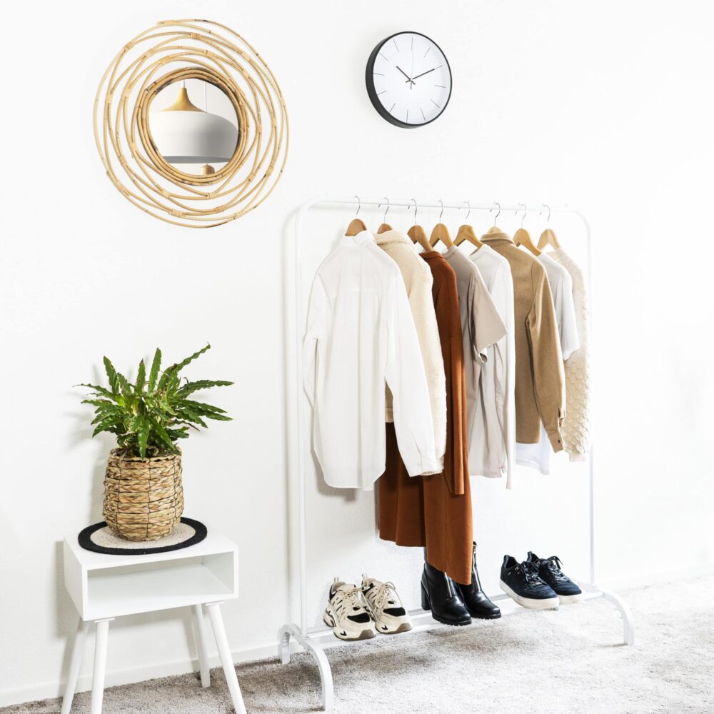 schoenen opbergruimte wit