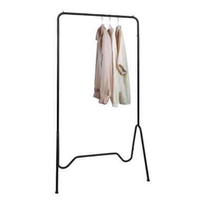 Zwart rek voor het ophangen van je kleding