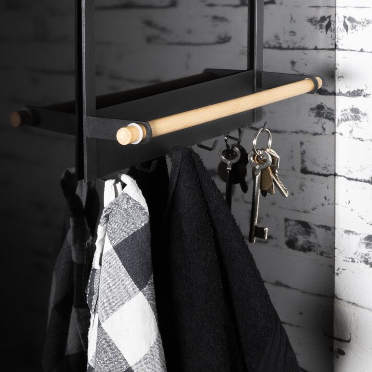 Handig rek voor aan de muur in de keuken