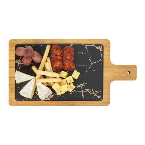borrelplank hout en zwart
