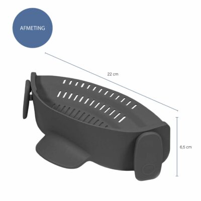 Afmetingen grijze zeef