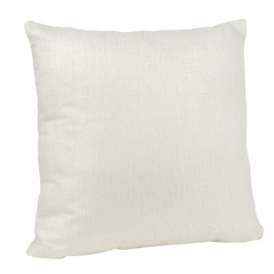 Achterkant van de zwart beige kussen