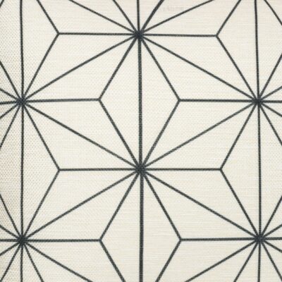 Zwart beige kussen met sterren