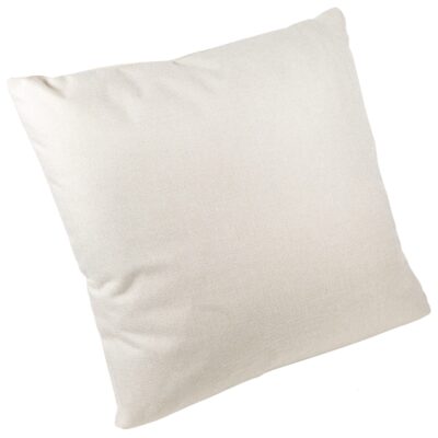 Achterkant kussenhoes met leeuw erop