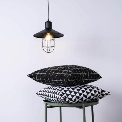 Vierkante kussenslopen zwart