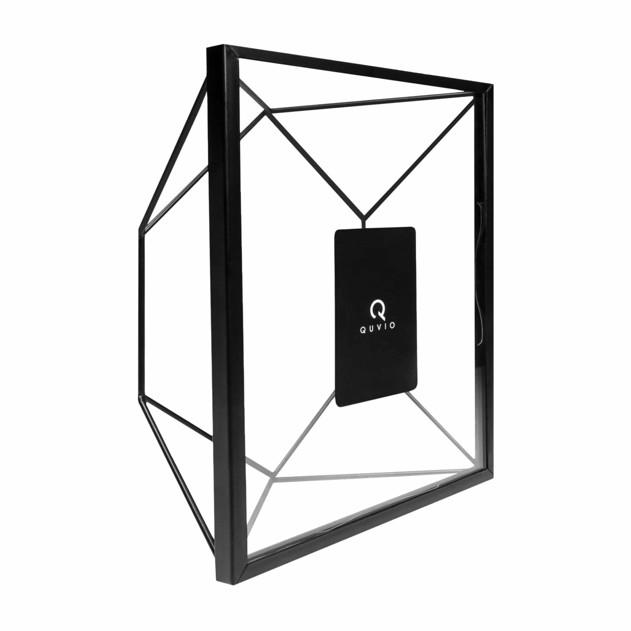QUVIO Fotolijst - Hexagon - 8 x 17,5 x 23 cm - Zwart