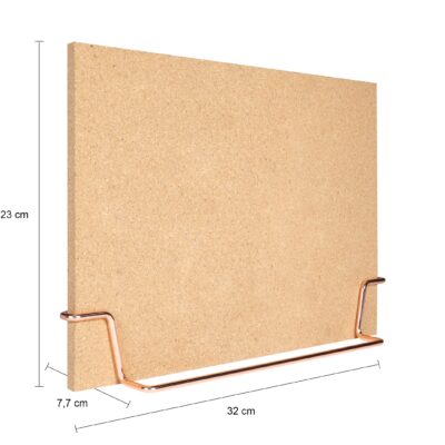 Afmetingen QUVIO Memo bord