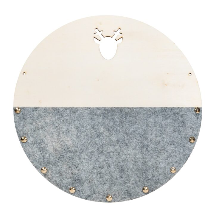 Memobord hout en vilt