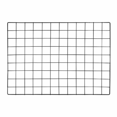 Draadstalen rek voor aan de wand