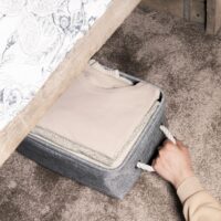 Opbergmand met handvat voor onder je bed