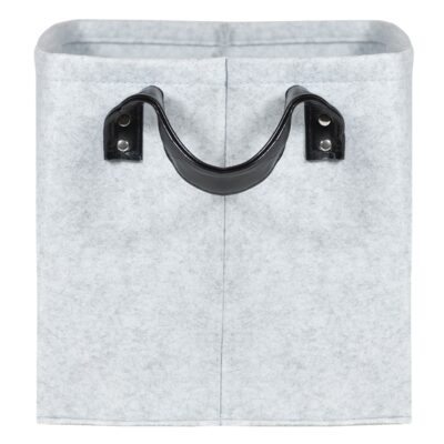 Vilten mand met handvat