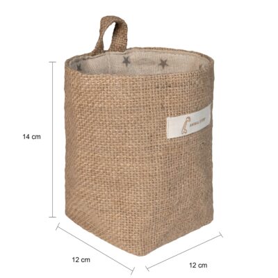 Afmetingen zakje met sterren binnenkant