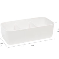 Afmetingen witte organizer