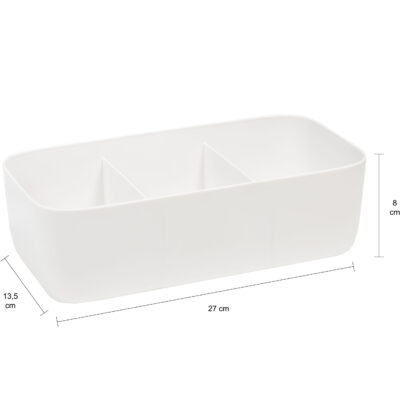 Afmetingen witte organizer