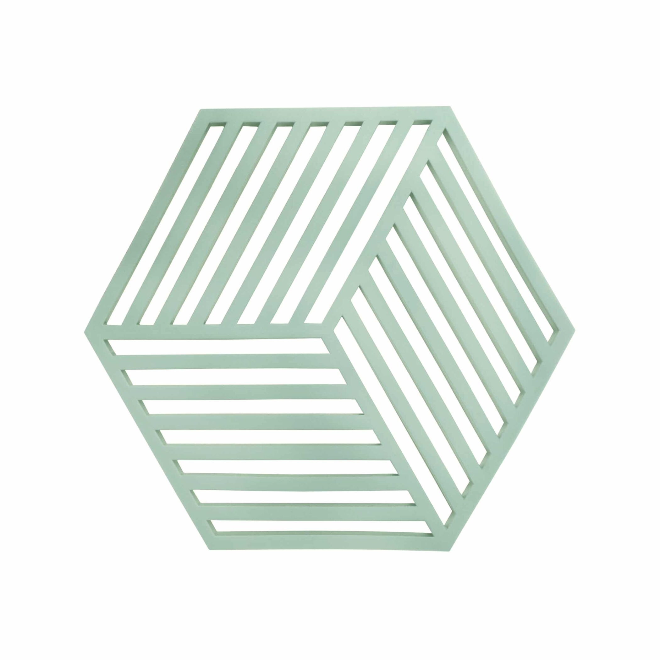 Krumble Pannenonderzetter – Hexagon – 16 x 14 cm – Groen