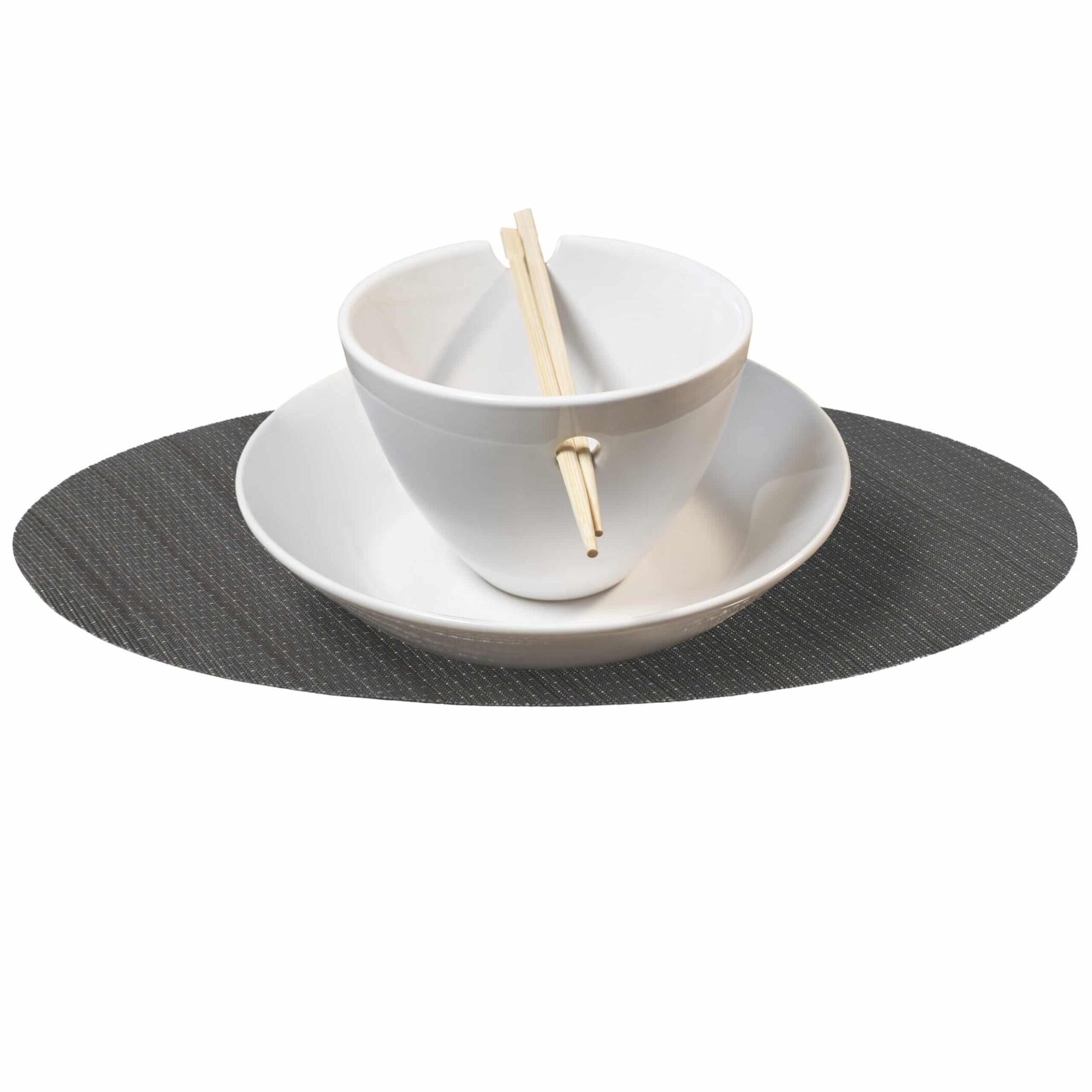 Krumble Placemat - Ovaal - Grijs