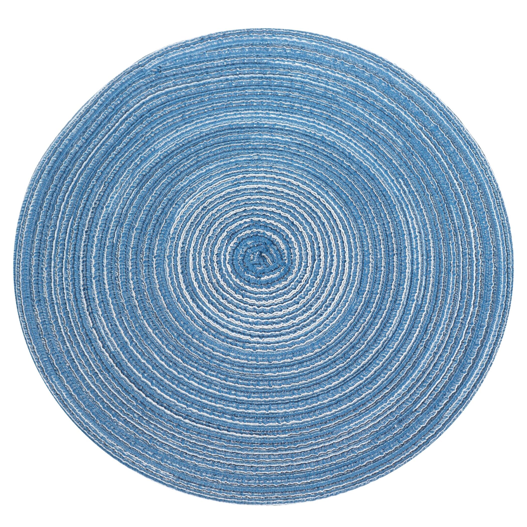 Krumble Placemat rond - Diameter 36 cm - Blauw