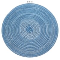 Rond linnen onderlegger van 36 cm
