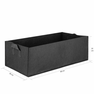 QUVIO bak voor bloemen en planten van 30 x 60 x 20 cm