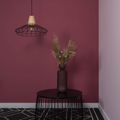Rond stalen frame metaaldraad lamp
