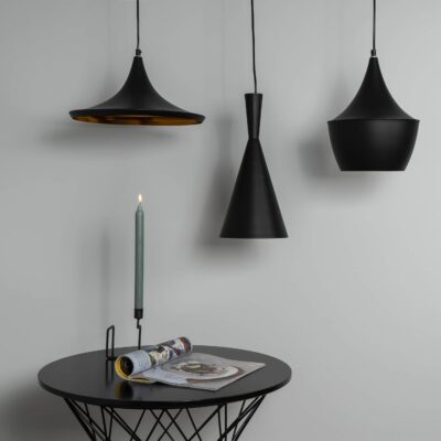 Zwarte hang verlichting van QUVIO